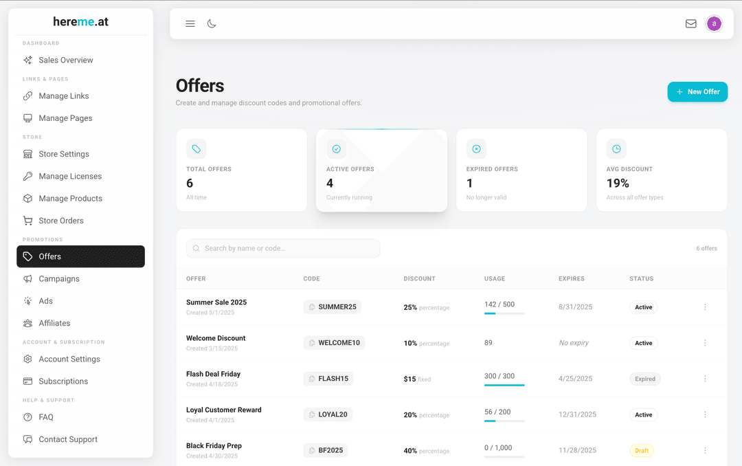 Your Store Page